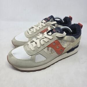 Saucony Shadow Original Mens Size 8 Beige Brown Casual Sneakers